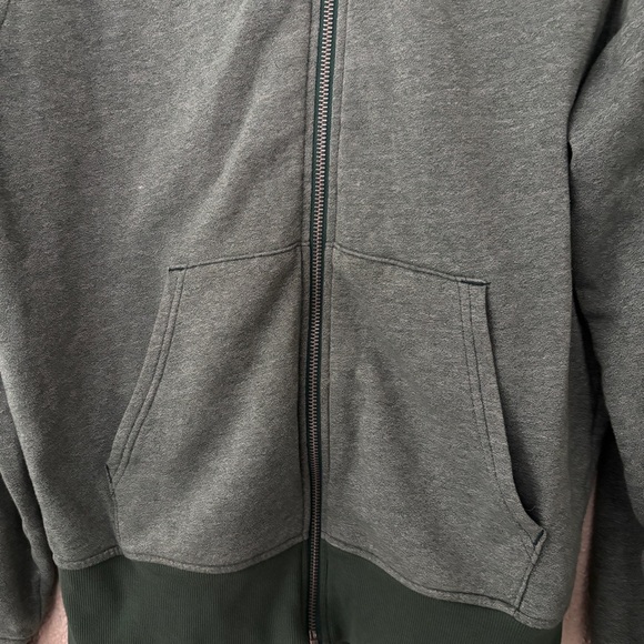 Mens Champion Heritage Heather YC Jacket, Dark Green Siro/Dark Small Full zip - Picture 2 of 8